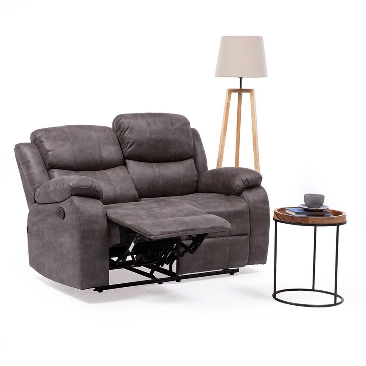 VYS SPA - SOFA RECLINABLE 2 CUERPOS ISABEL BROWN
