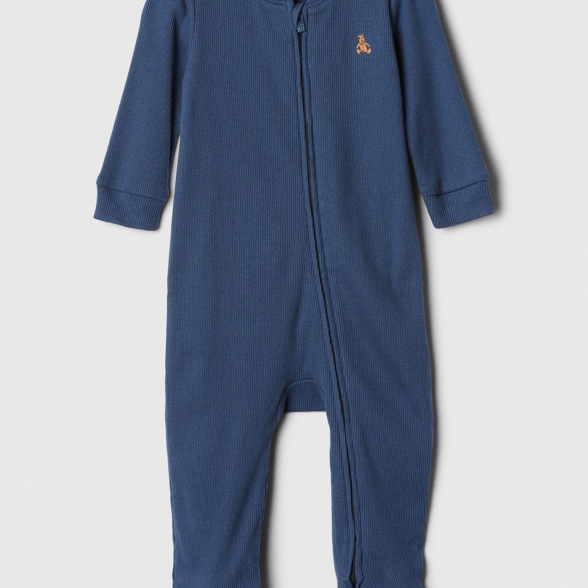 GAP - Enterito Unisex Bebé Cierre Azul