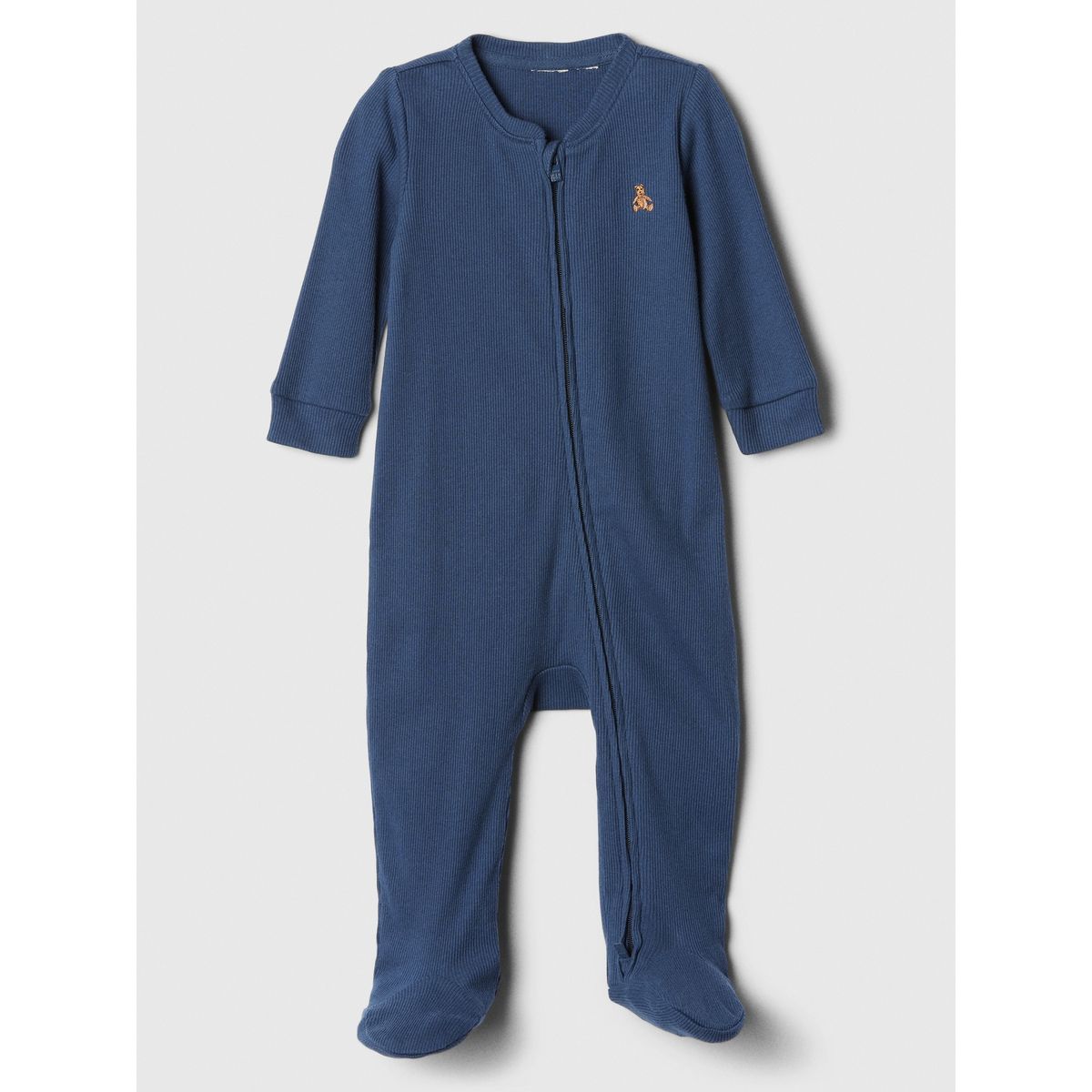 GAP - Enterito Unisex Bebé Cierre Azul