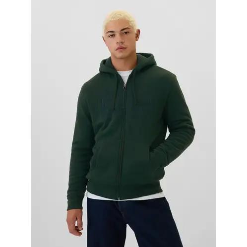 GAP - Polerón Hombre Logo Sherpa Verde