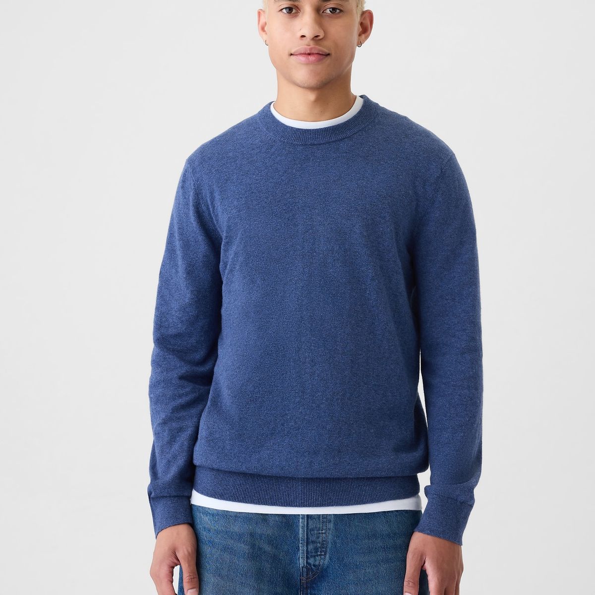 GAP - Sweater Hombre Crewneck Azul