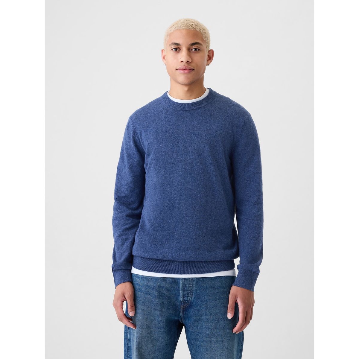 GAP - Sweater Hombre Crewneck Azul