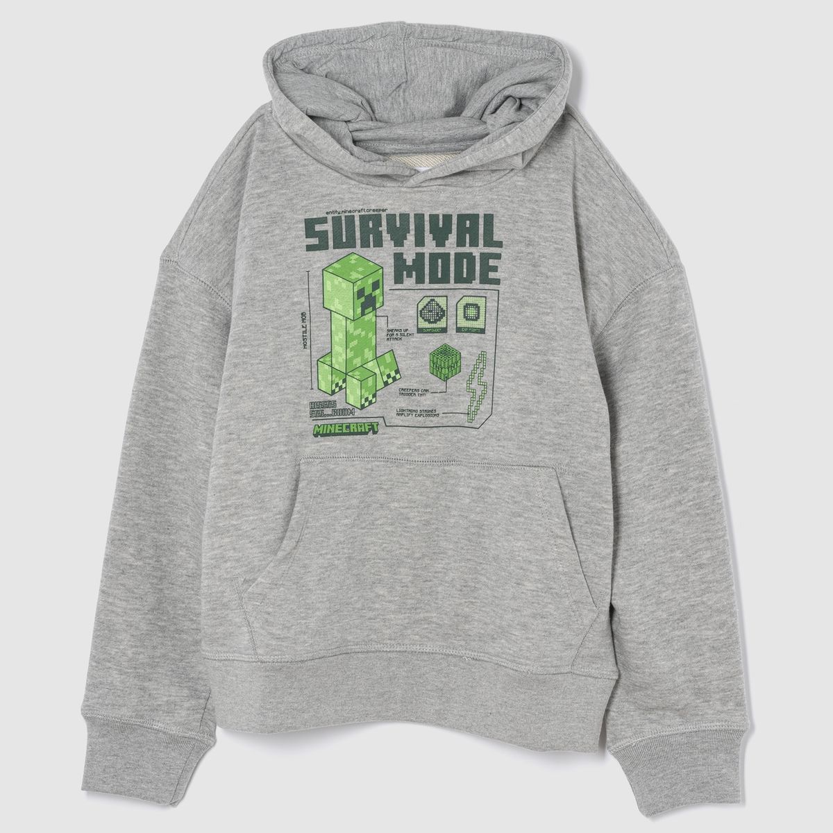 GAP - Polerón Niño Minecraft Gris