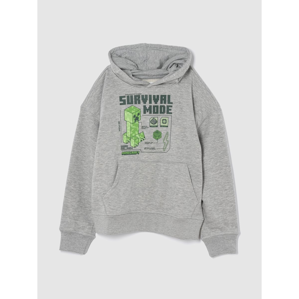 GAP - Polerón Niño Minecraft Gris