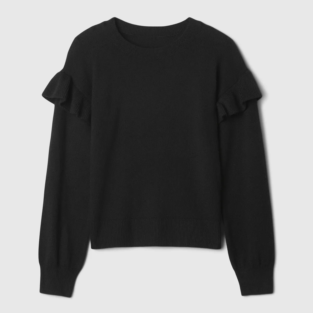GAP - Sweater Gap Ruffle Niña Negro