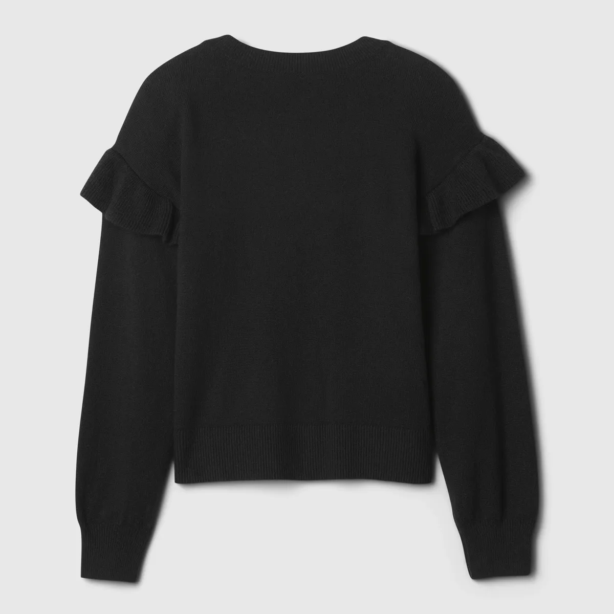 GAP - Sweater Gap Ruffle Niña Negro