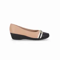 PICCADILLY - Zapato Mujer Negro/Nude Ivone 84