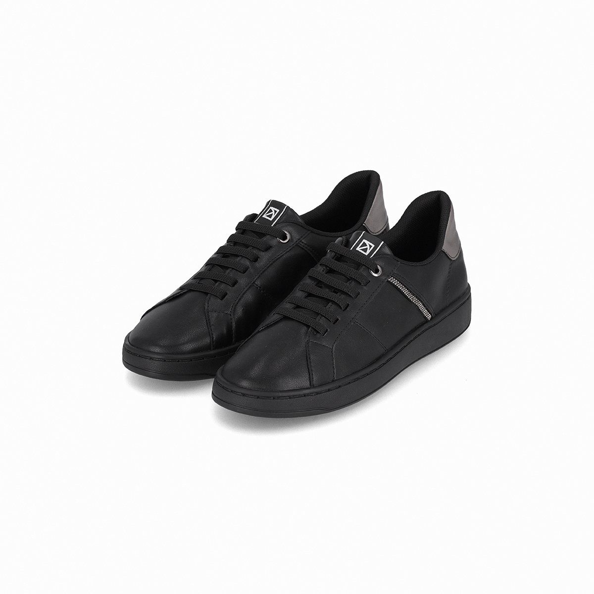 PICCADILLY - Zapatilla Urbana Mujer Negro/Peltre Beta Piccadilly