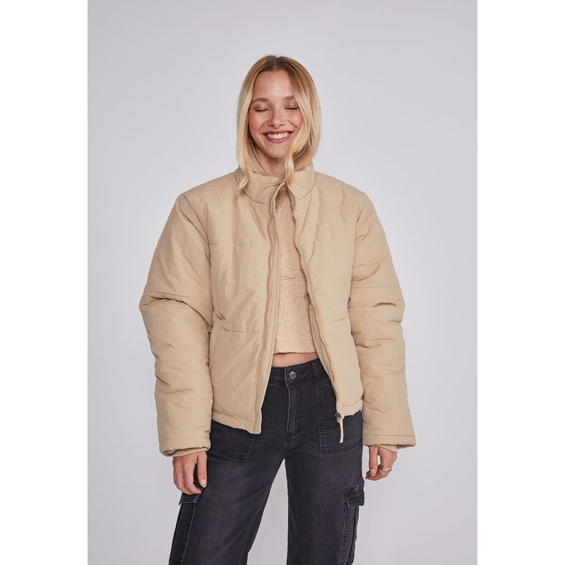 SIOUX - Parka Mujer Puffa Beige Sioux