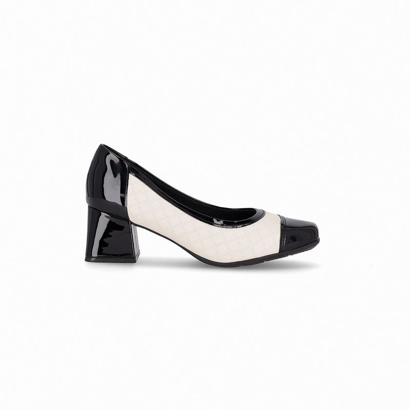 PICCADILLY - Zapato Mujer Negro/Blanco Estela Piccadilly