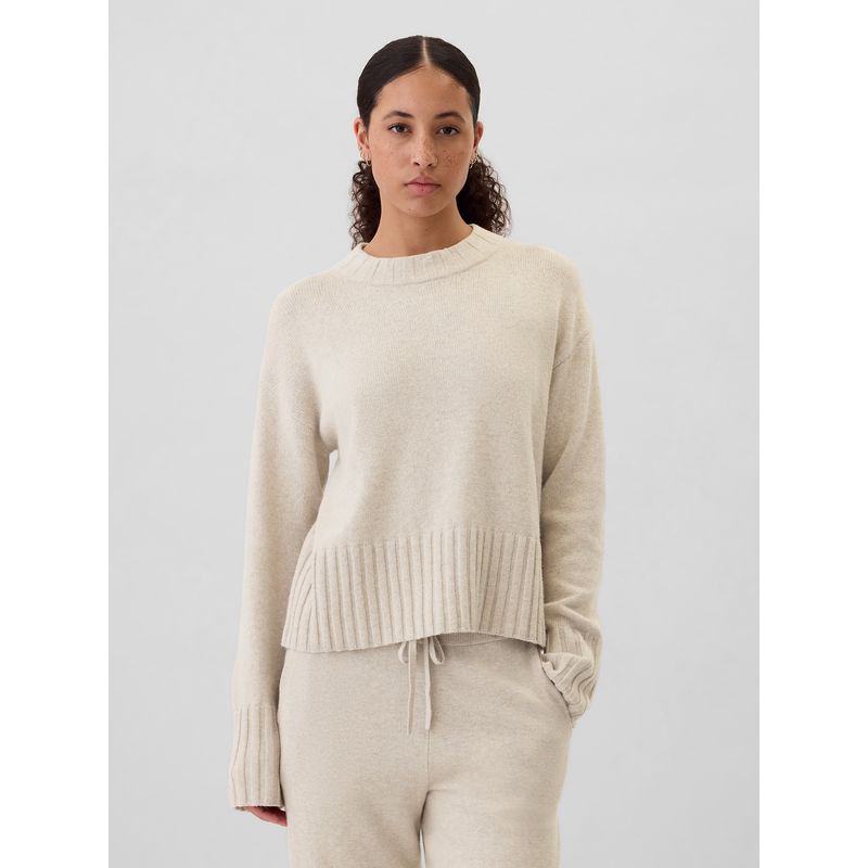 GAP - Sweater Mujer Rib Beige