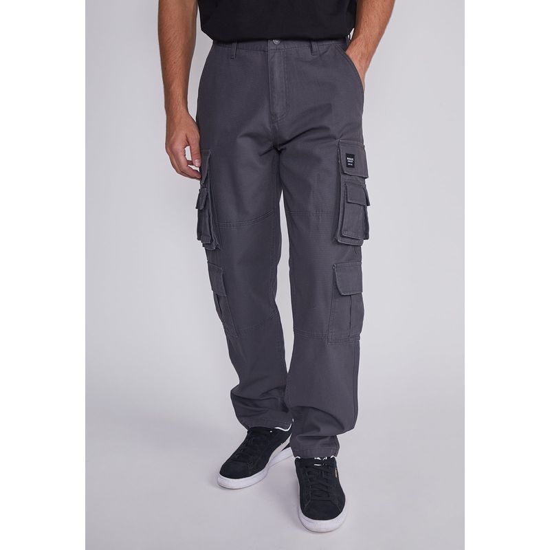 SIOUX - Pantalon Hombre Multicargo Azul Sioux