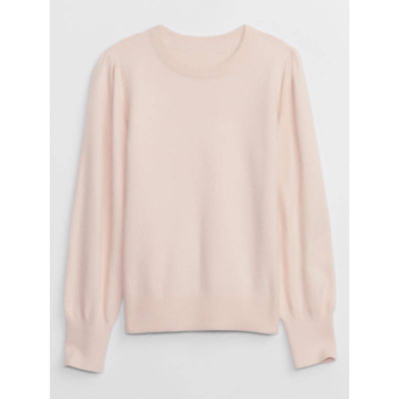 GAP - Sweater Niña Manga Puff Rosa