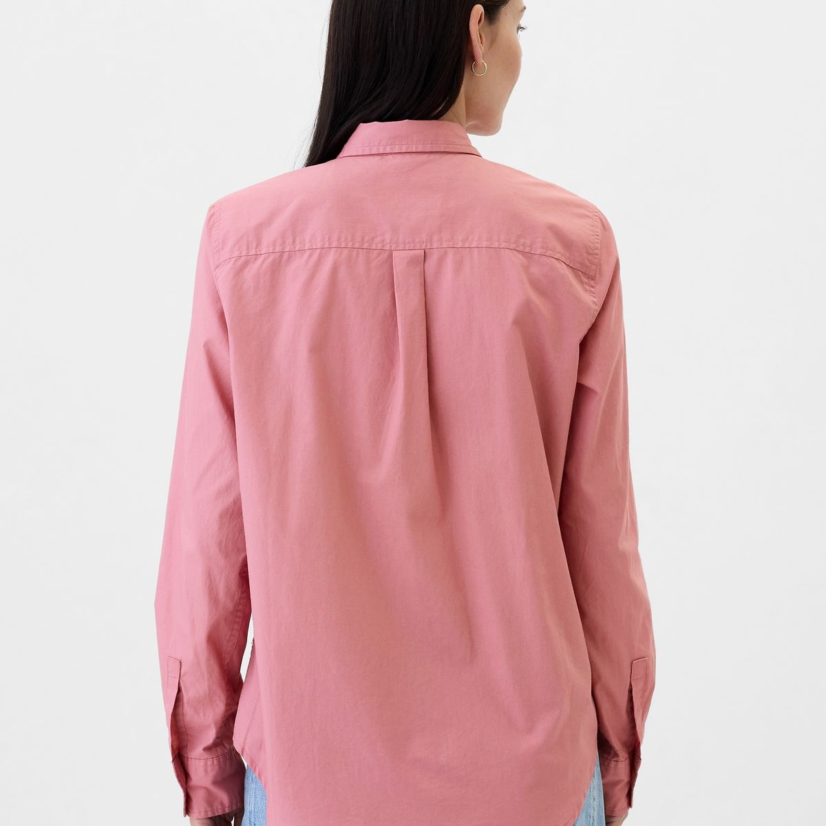GAP - Camisa Mujer Clásica Rosa