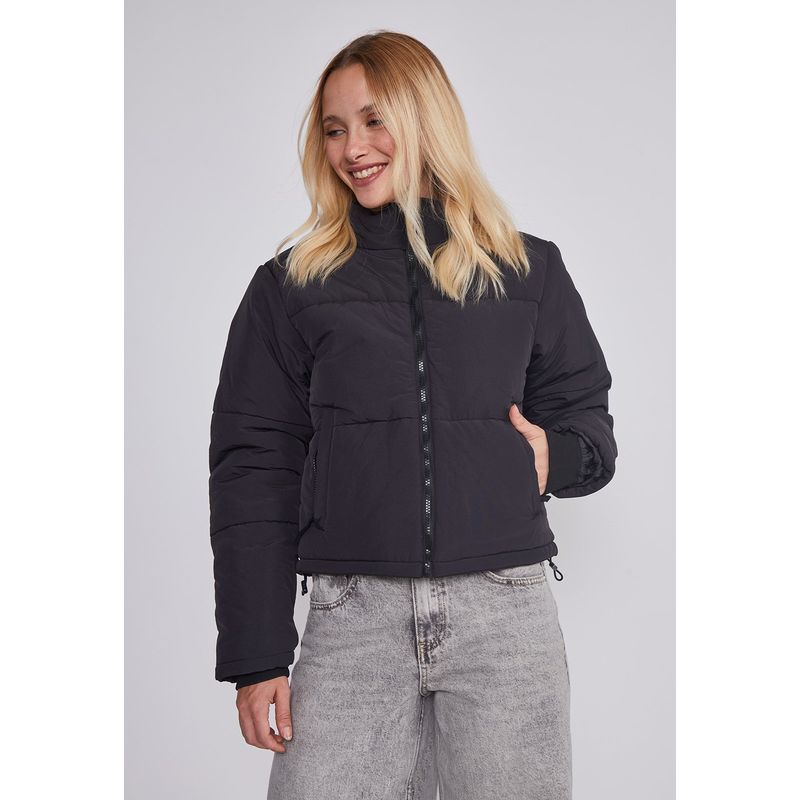 SIOUX - Parka Mujer Puffa Negro Sioux
