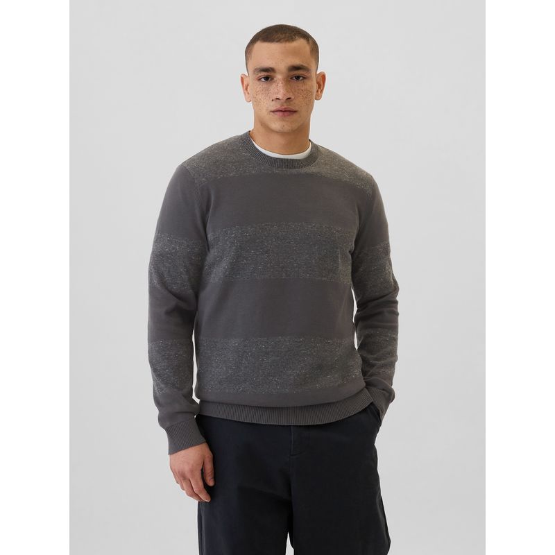 GAP - Sweater Hombre Colorblock Negro