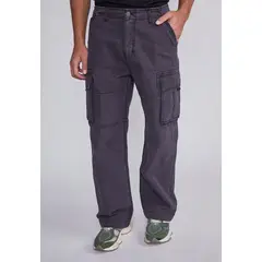 SIOUX - Pantalon Hombre Cargo Ajustable Gris