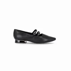 PICCADILLY - Zapato Mujer Negro/Hebilla Silvia 911