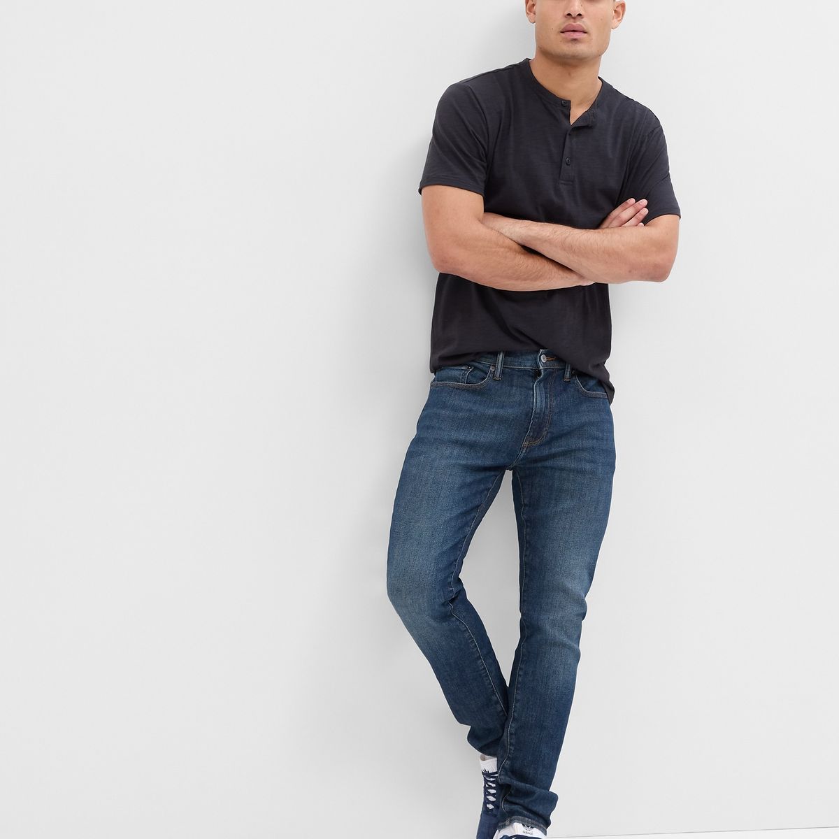 GAP - Jeans Hombre Skinny Azul