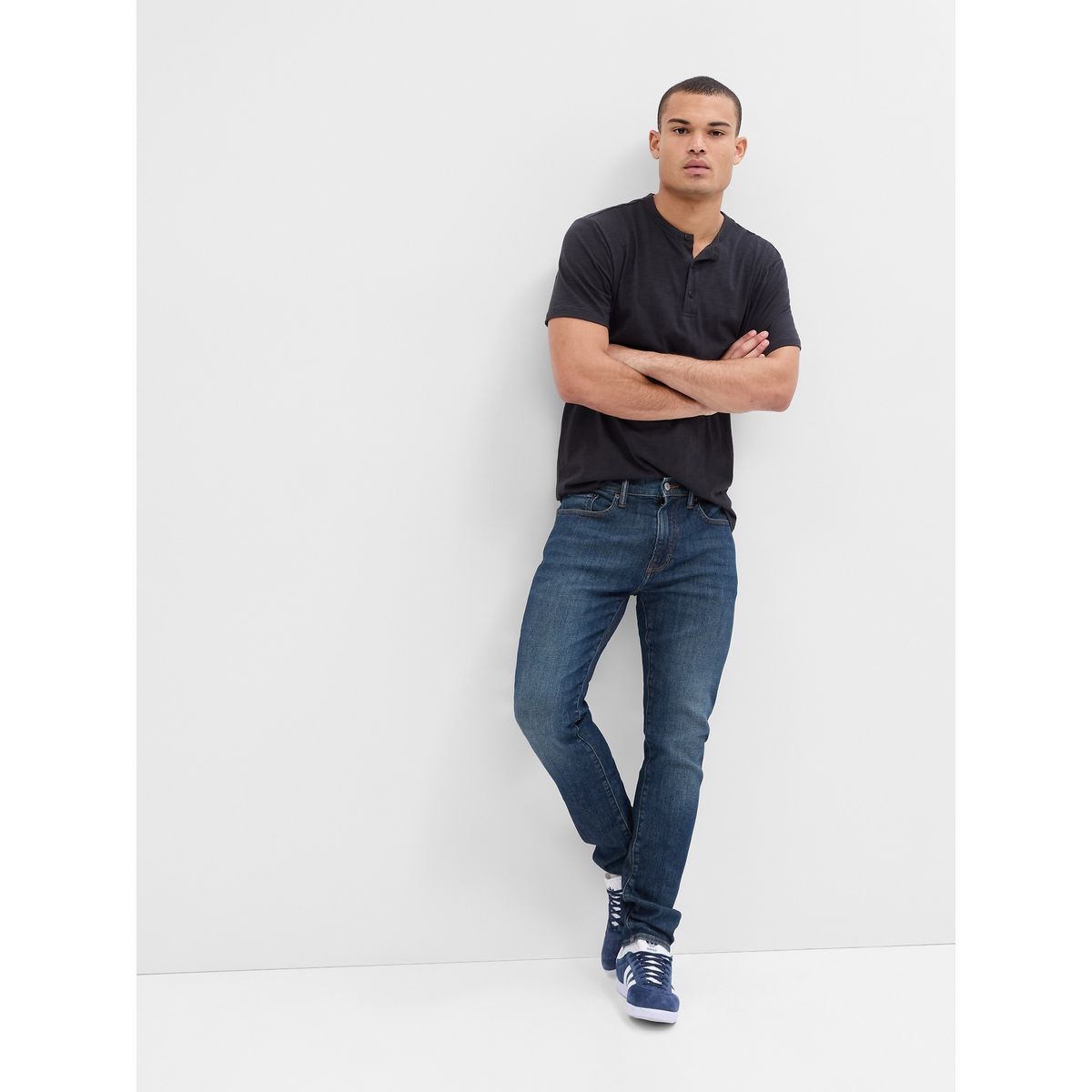 GAP - Jeans Hombre Skinny Azul
