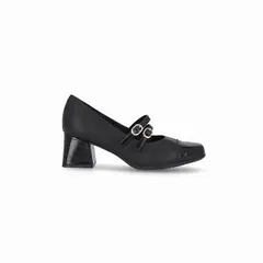 PICCADILLY - Zapato Mary Jane Mujer Negro Estela