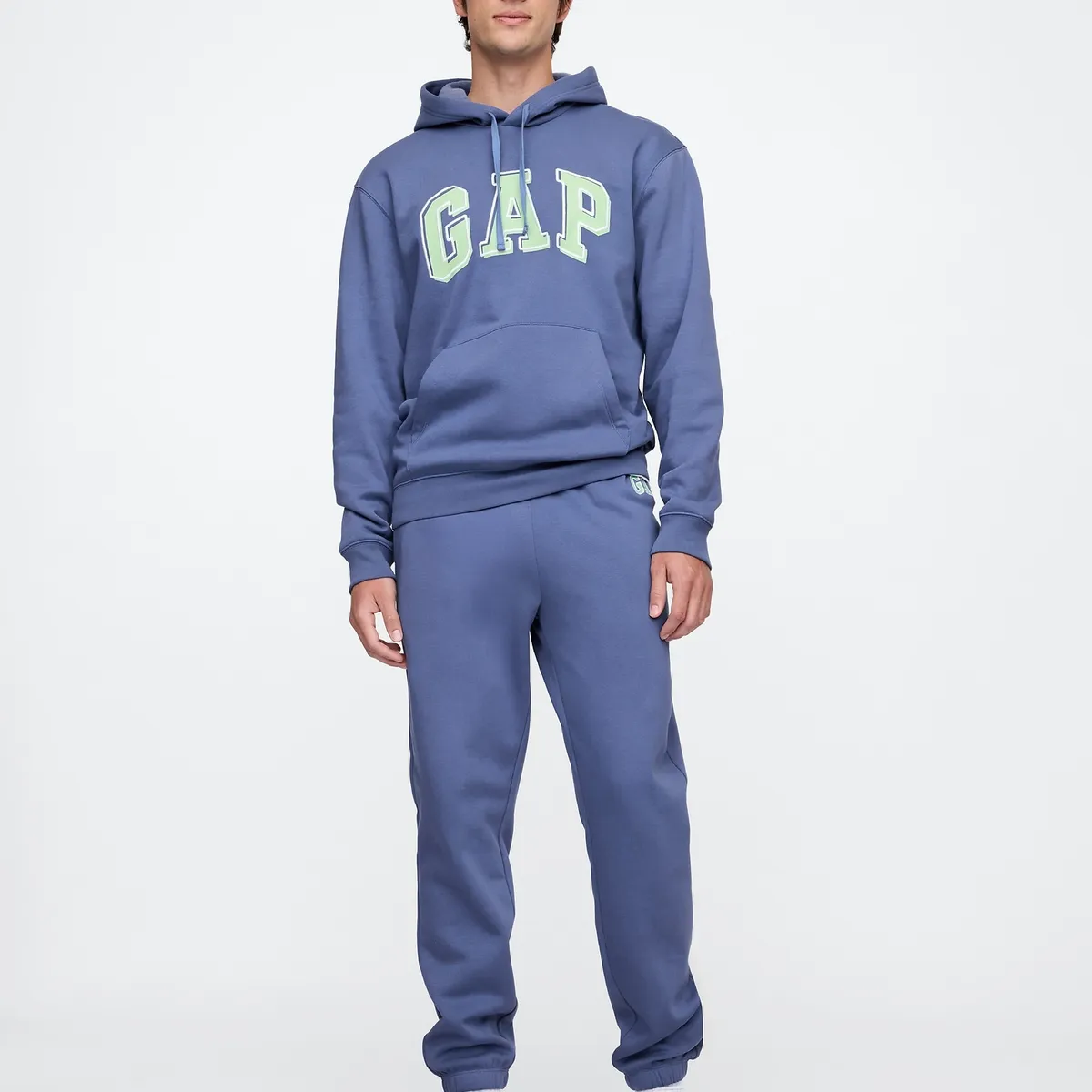 GAP - Pantalón De Buzo Hombre Logo Azul