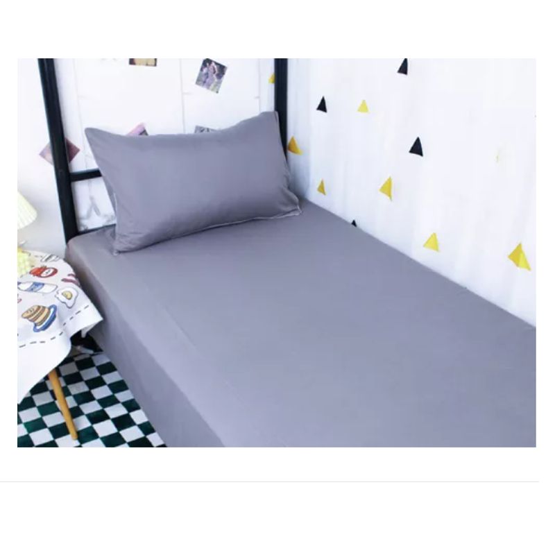 GENERICO - Sabana De 1 Plaza 144 Hilos Gris Liso