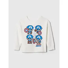 GAP - Polera Niño Marvel Blanco