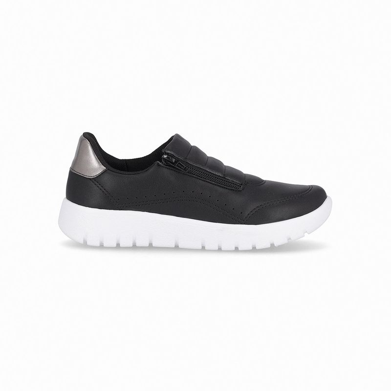 PICCADILLY - Zapatilla Mujer Negro Vicky/Cierre Piccadilly