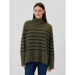 GAP - Sweater Mujer Mockneck Verde