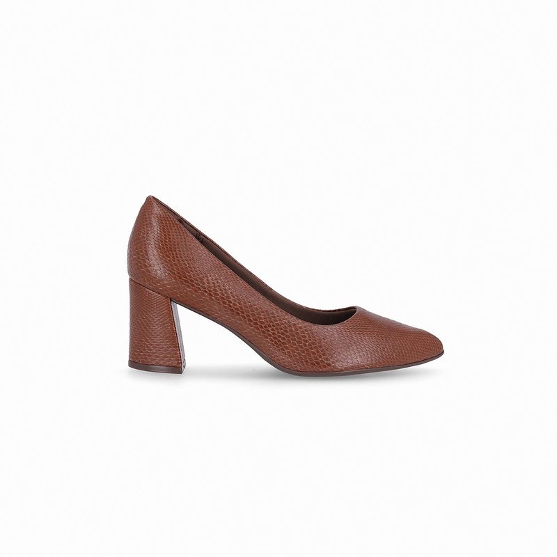 PICCADILLY - Zapato Mujer Chocolate/Snake  Luiza 442 Piccadilly