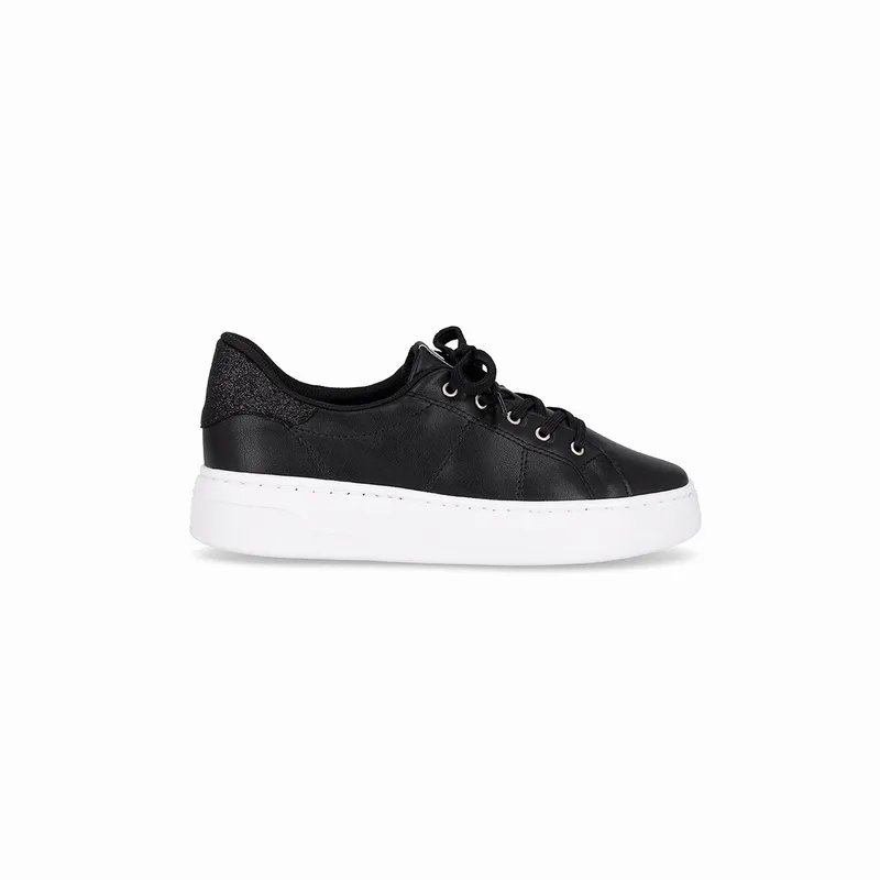 PICCADILLY - Zapatilla Urbana Mujer Negro/Glitter Beatriz Piccadilly