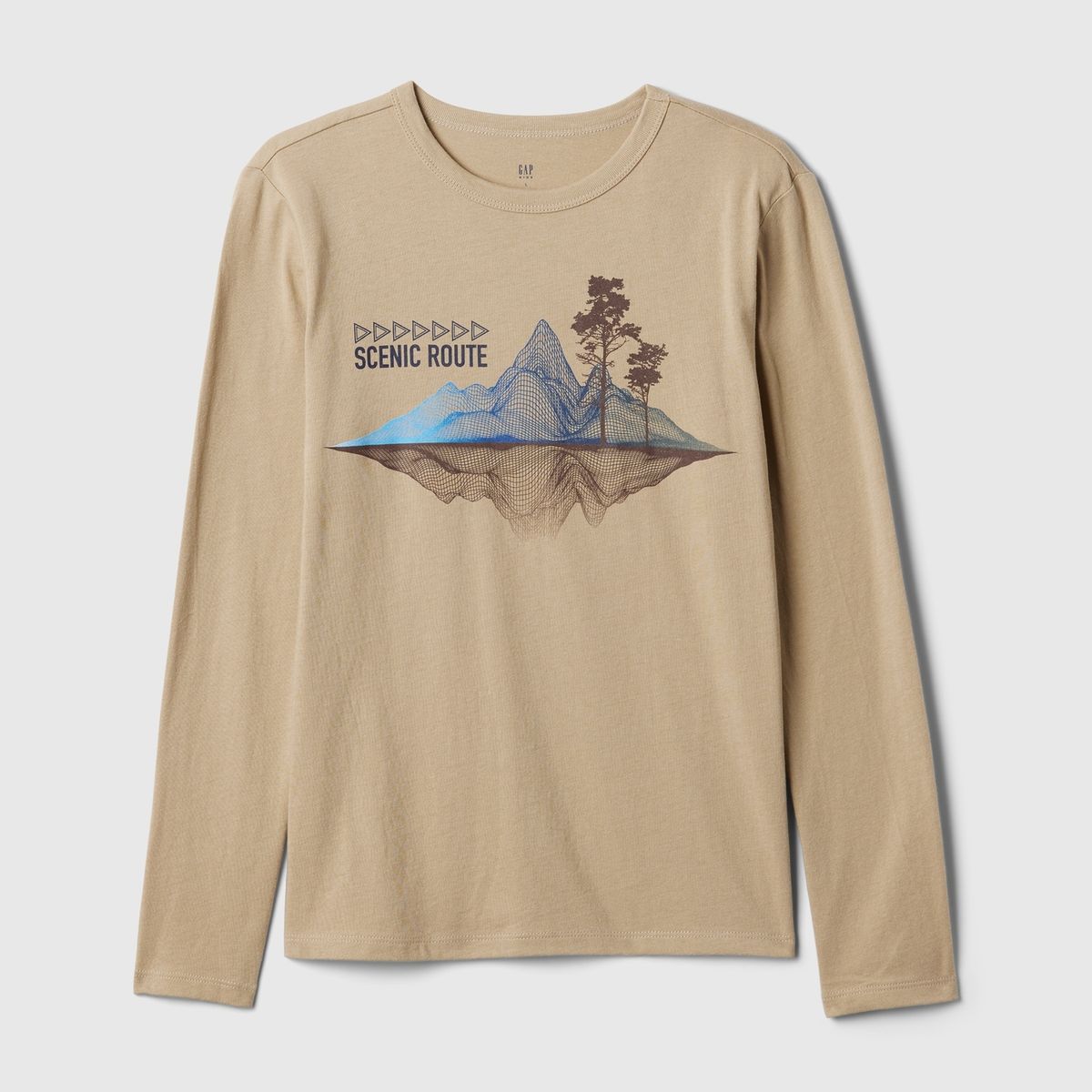 GAP - Polera Niño Gráfica Beige