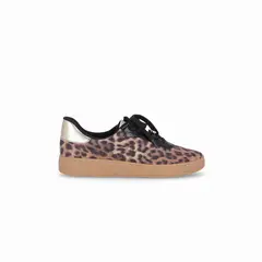 PICCADILLY - Zapatilla Mujer Negro/Animal Print Beta