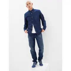GAP - Jeans Hombre Straight Azul