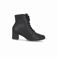 PICCADILLY - Botin Mujer Negro Danubia/Cordones