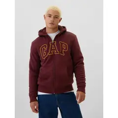 GAP - Polerón Hombre Logo Sherpa Rojo