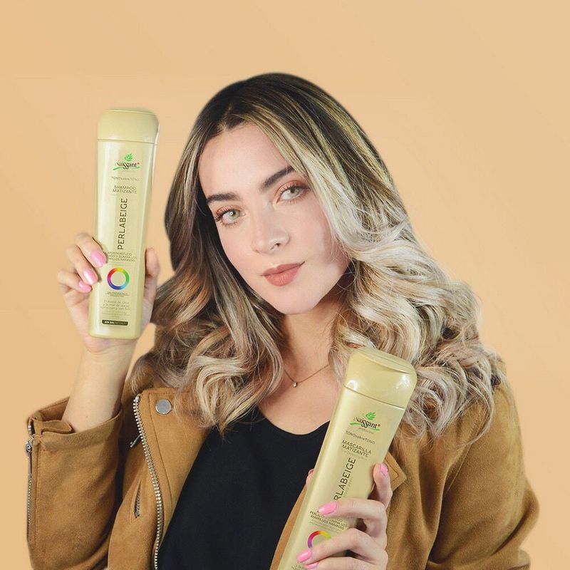 NAISSANT - Pack Shampoo y Matizador Naissant Color Beige Perla