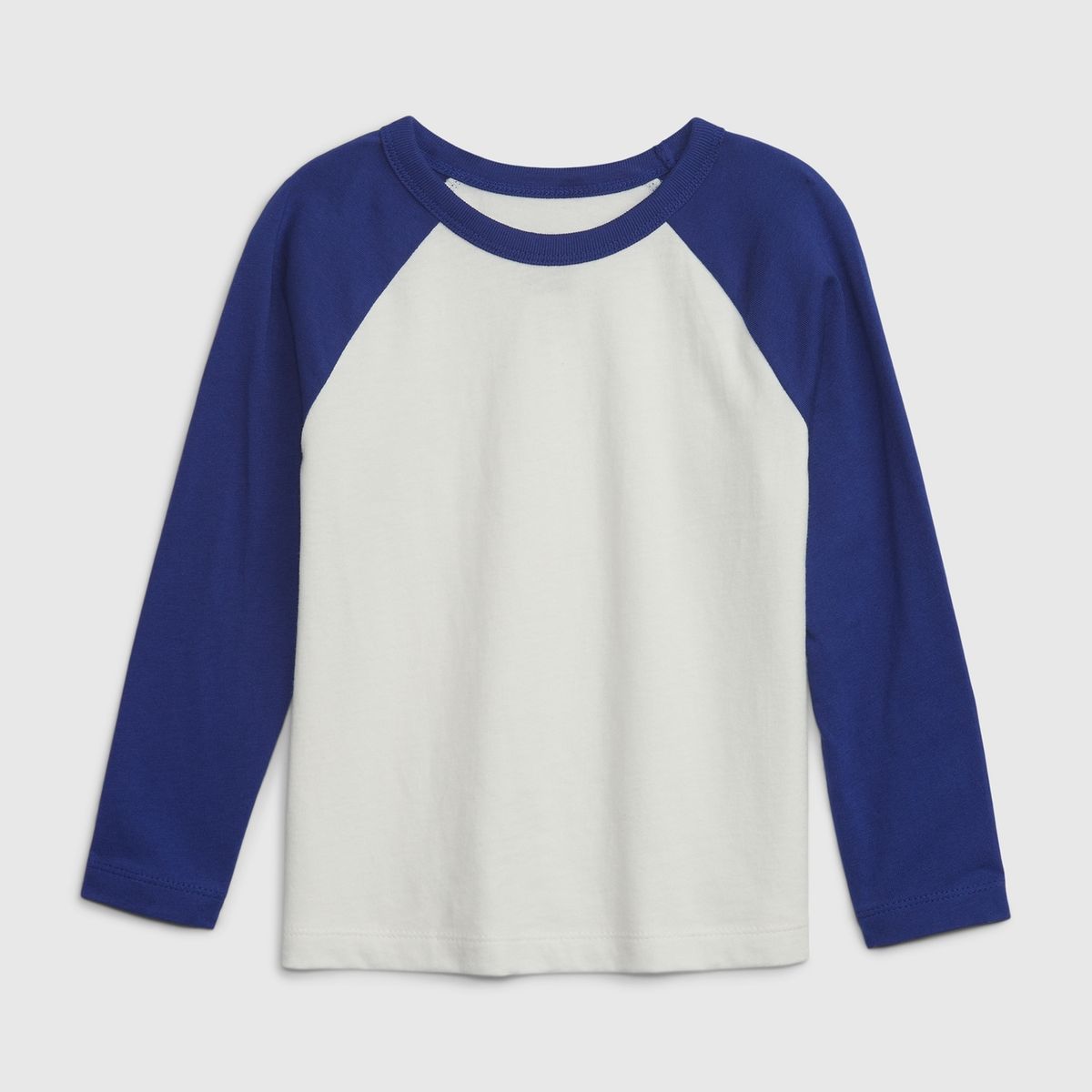 GAP - Polera Niño Colorblock Blanco