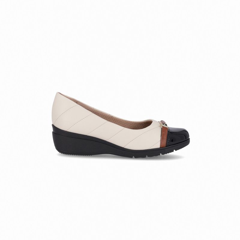 PICCADILLY - Zapato Mujer Negro/Crema Beth 93 Piccadilly