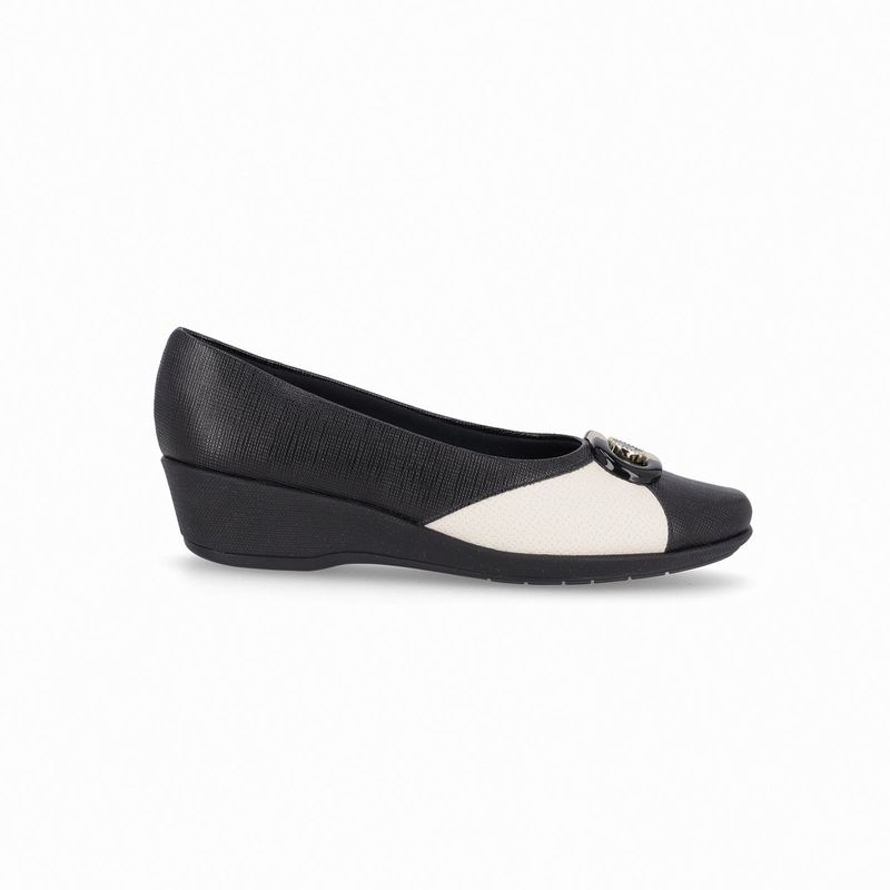 PICCADILLY - Zapato Mujer Negro/Blanco Ivone 72 Piccadilly