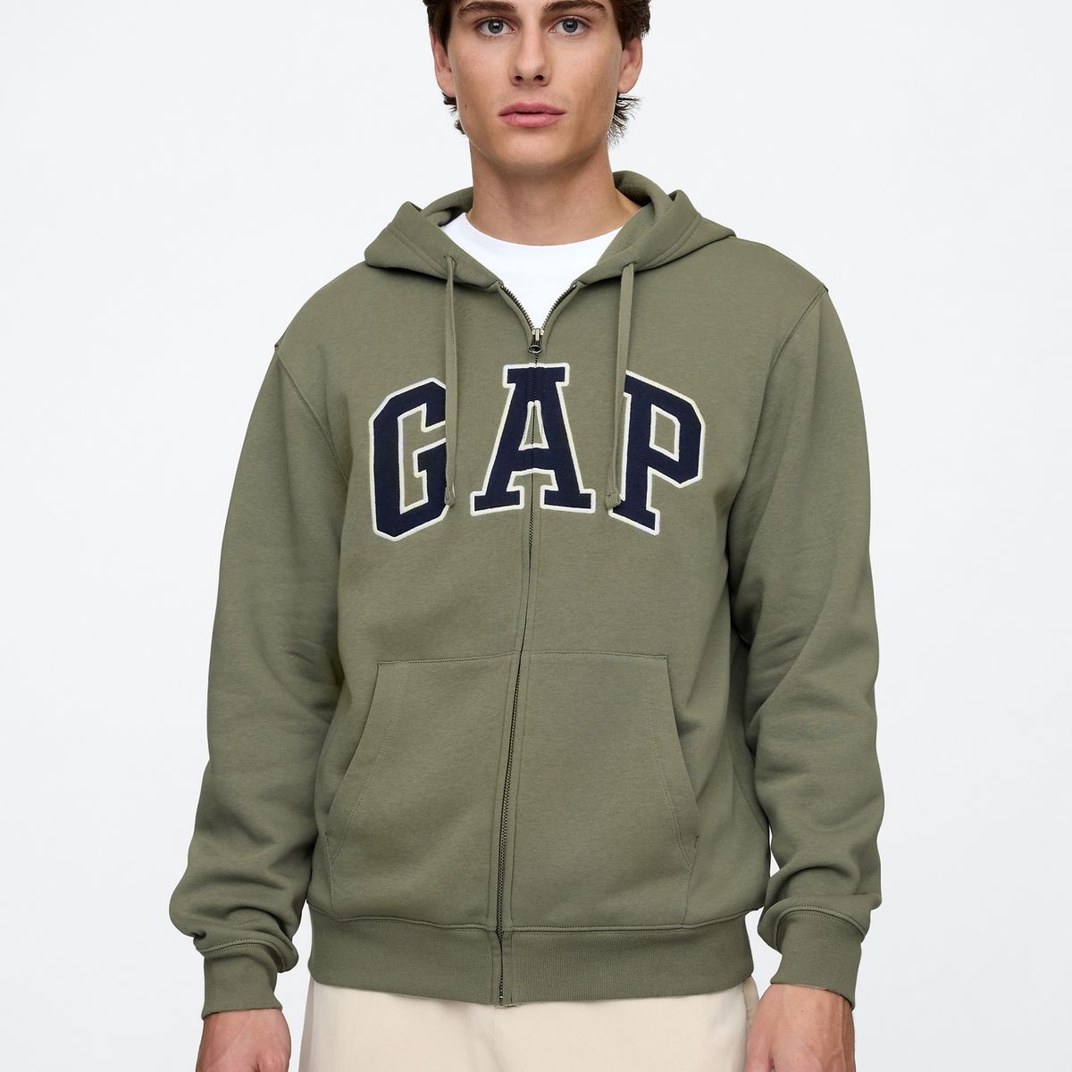 GAP - Polerón Hombre Logo Verde