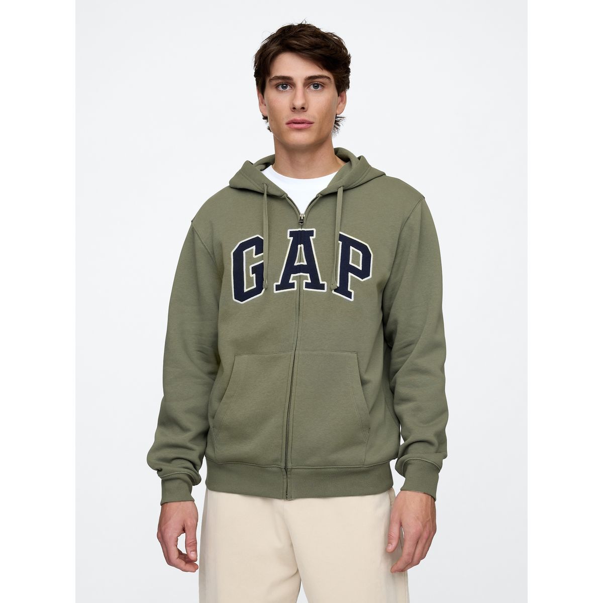 GAP - Polerón Hombre Logo Verde