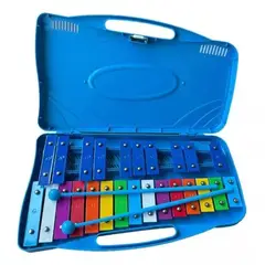 SHOP EHOME BAG - Metalófono Cromático Xilófono 25 Notas Con Maleta Azul