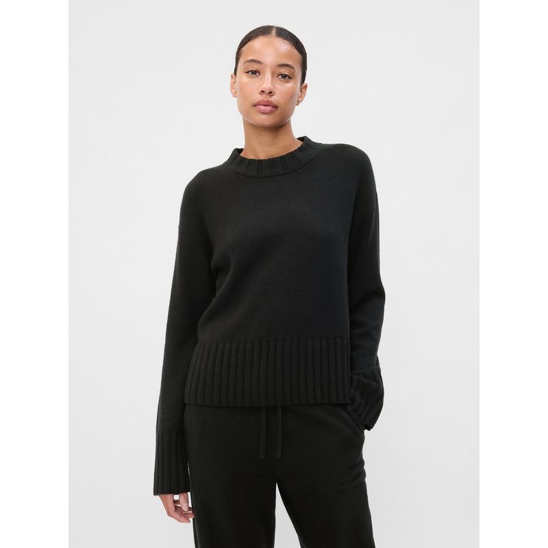 GAP - Sweater Mujer Rib Negro