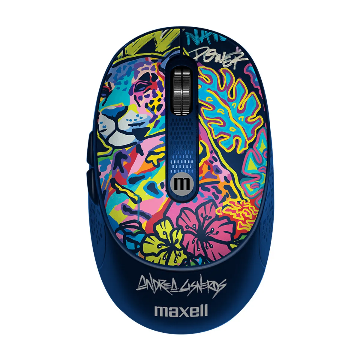 MAXELL - Mouse Inalámbrico Maxell Diseño Wild 4000dpi Usbusb-c Jaguar