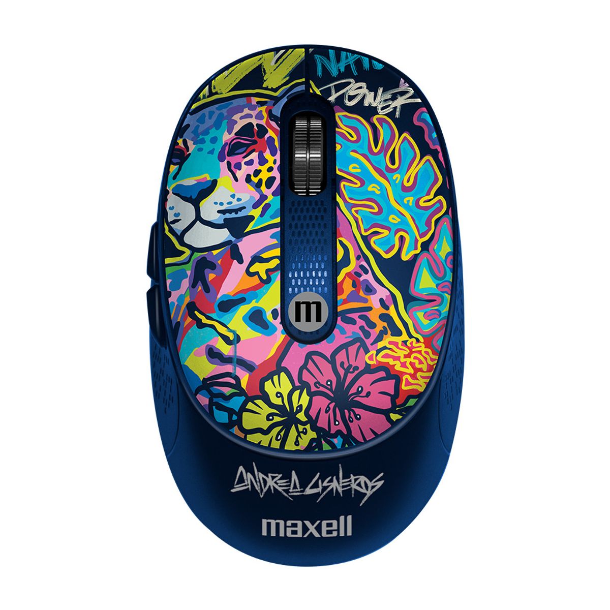 MAXELL - Mouse Inalámbrico Maxell Diseño Wild 4000dpi Usbusb-c Jaguar