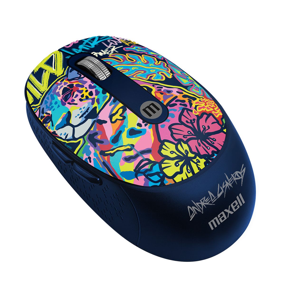 MAXELL - Mouse Inalámbrico Maxell Diseño Wild 4000dpi Usbusb-c Jaguar