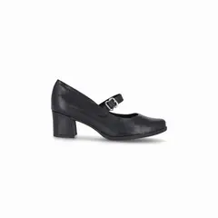PICCADILLY - Zapato Mary Jane Mujer Negro/Crocco Danubia