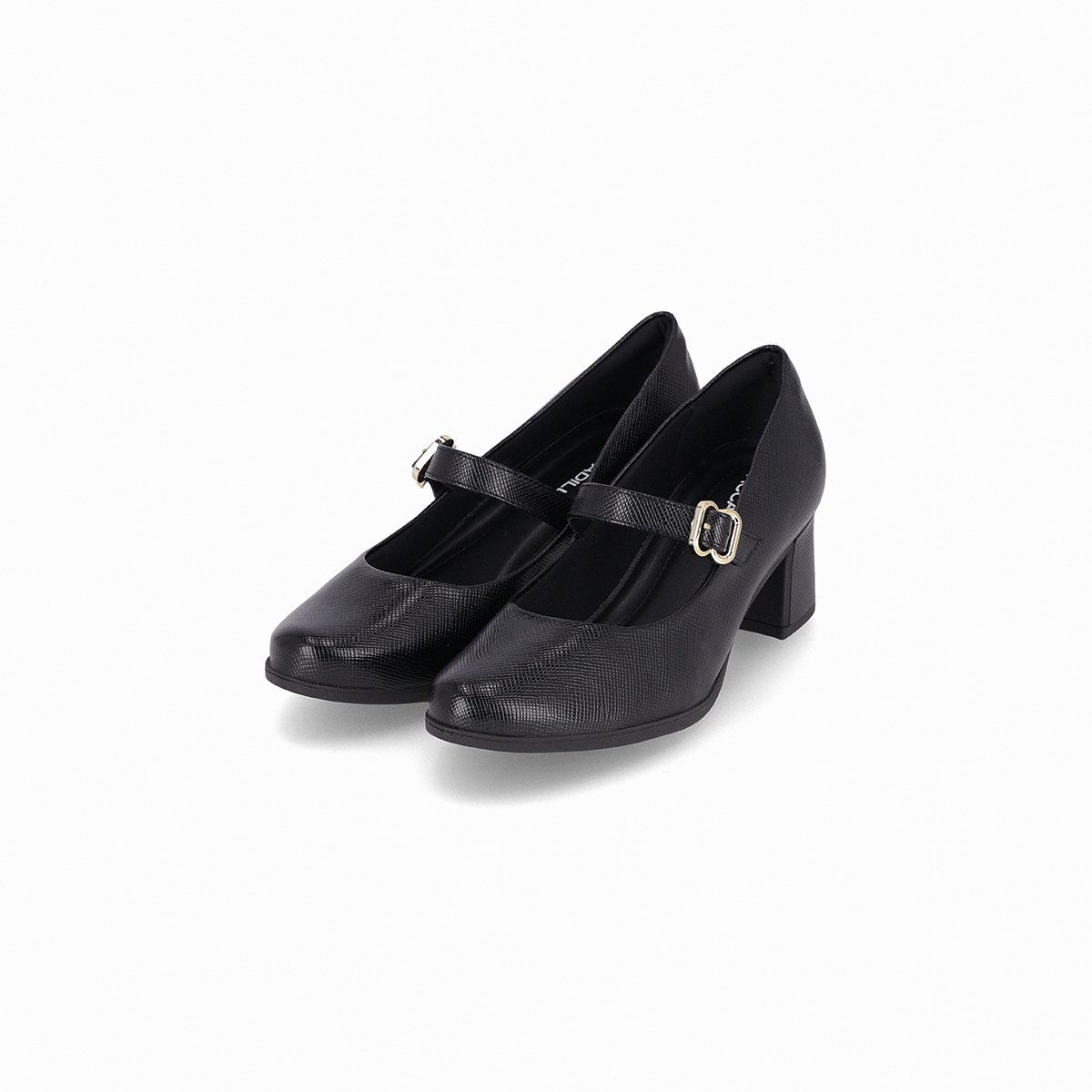 PICCADILLY - Zapato Mary Jane Mujer Negro/Crocco Danubia Piccadilly